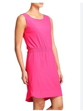 NWT Athleta Astra Dress Neon Pink 10